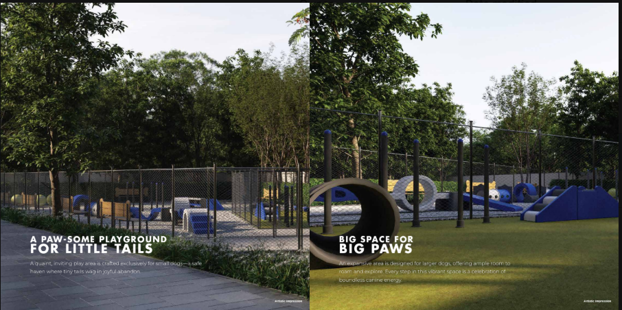 Pet playground and dog park